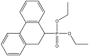 [(9,10-Dihydrophenanthren)-9-yl]phosphonic acid diethyl ester Struktur