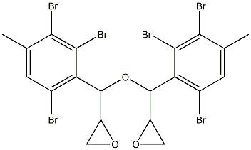 2,3,6-Tribromo-4-methylphenylglycidyl ether Struktur