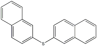 Di(2-naphtyl) sulfide Struktur