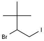 2-Bromo-1-iodo-3,3-dimethylbutane Struktur