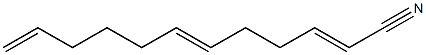 2,6,11-Dodecatrienenitrile Struktur