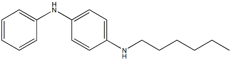 N-Hexyl-N'-phenyl-p-phenylenediamine Struktur