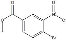 3-Nitro-4-bromobenzoic acid methyl ester Struktur