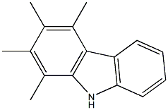 1,2,3,4-Tetramethyl-9H-carbazole Struktur