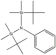 N,N-Bis(tert-butyldimethylsilyl)aniline Struktur