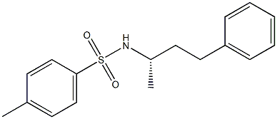 (-)-N-[(S)-1-Methyl-3-phenylpropyl]-p-toluenesulfonamide Struktur