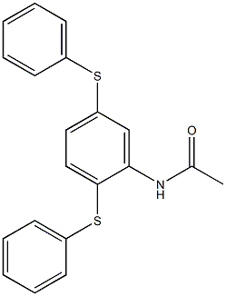 2',5'-Bis(phenylthio)acetanilide Struktur