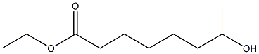 7-Hydroxycaprylic acid ethyl ester Struktur