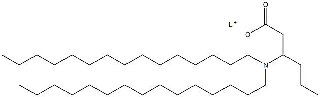 3-(Dipentadecylamino)hexanoic acid lithium salt Struktur