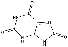 4,9-Dihydro-1H-purine-2,6,8(3H)-trione Struktur