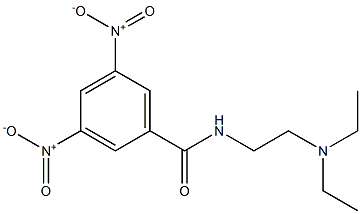 N-[2-(Diethylamino)ethyl]-3,5-dinitrobenzamide Struktur