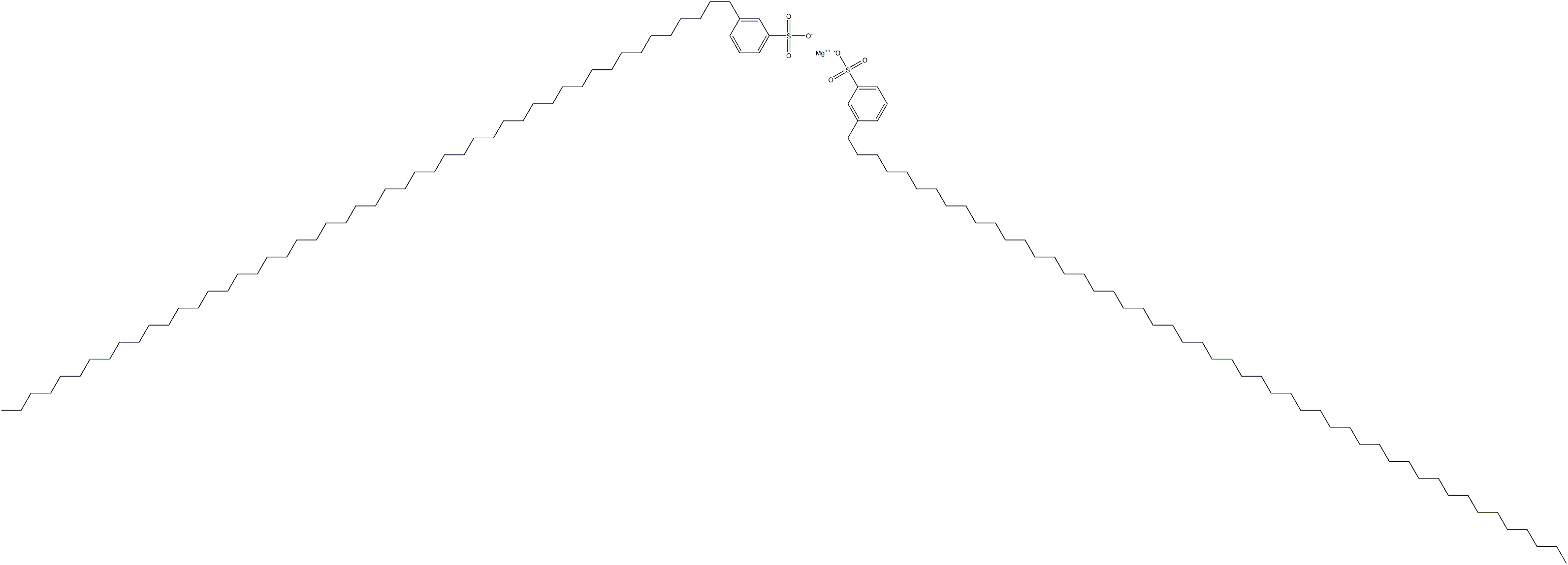 Bis[3-(pentacontan-1-yl)benzenesulfonic acid]magnesium salt Struktur