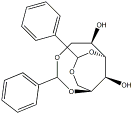 1-O,5-O:3-O,6-O-Dibenzylidene-L-glucitol Struktur