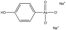 Disodium (p-hydroxyphenyl)arsonate Struktur