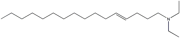 N,N-Diethyl-4-hexadecen-1-amine Struktur