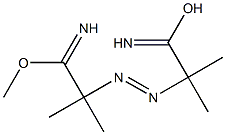 2,2'-Azobis(2-methylpropanimidic acid methyl) ester Struktur