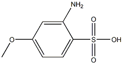 5-Methoxy-2-sulfoaniline Struktur