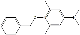 4-(Dimethylamino)-2,6-dimethyl-1-(benzyloxy)pyridinium Struktur