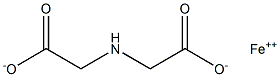 Iminodiacetic acid iron(II) salt Struktur