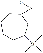 5-(Trimethylstannyl)-1-oxaspiro[2.6]nonane Struktur