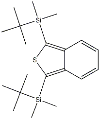 1,3-Bis(dimethyl tert-butylsilyl)benzo[c]thiophene Struktur