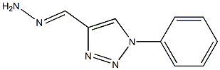 1-Phenyl-1H-1,2,3-triazole-4-carbaldehyde hydrazone Struktur