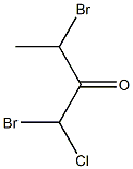 1,3-Dibromo-1-chloro-2-butanone Struktur