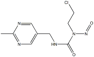 3-[(2-Methyl-5-pyrimidinyl)methyl]-1-(2-chloroethyl)-1-nitrosourea Struktur