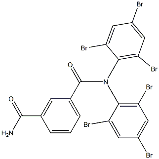 N,N-Bis(2,4,6-tribromophenyl)isophthalamide Struktur