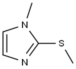 1-Methyl-2-(methylthio)-1H-imidazole Struktur