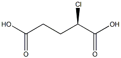 [R,(+)]-2-Chloroglutaric acid Struktur