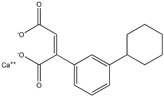 2-(3-Cyclohexylphenyl)maleic acid calcium salt Struktur