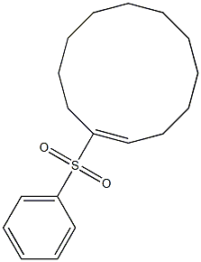 1-(Phenylsulfonyl)cyclododecene Struktur