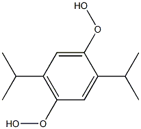 2,5-Diisopropyl-1,4-benzenediyldihydroperoxide Struktur