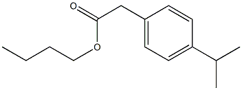 (p-Isopropylphenyl)acetic acid butyl ester Struktur