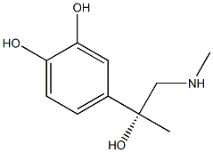 4-[(R)-1-Hydroxy-1-methyl-2-(methylamino)ethyl]-1,2-benzenediol Struktur