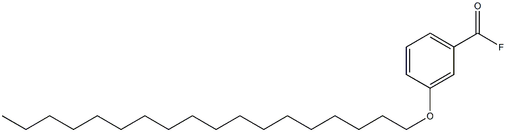 3-(Octadecyloxy)benzoyl fluoride Struktur