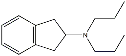 2-(Dipropylamino)indane Struktur