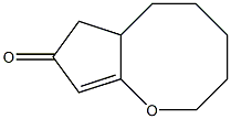 2,3,4,5,6,6a-Hexahydrocyclopent[b]oxocin-8(7H)-one Struktur