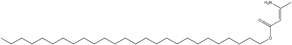 3-Aminocrotonic acid hexacosyl ester Struktur