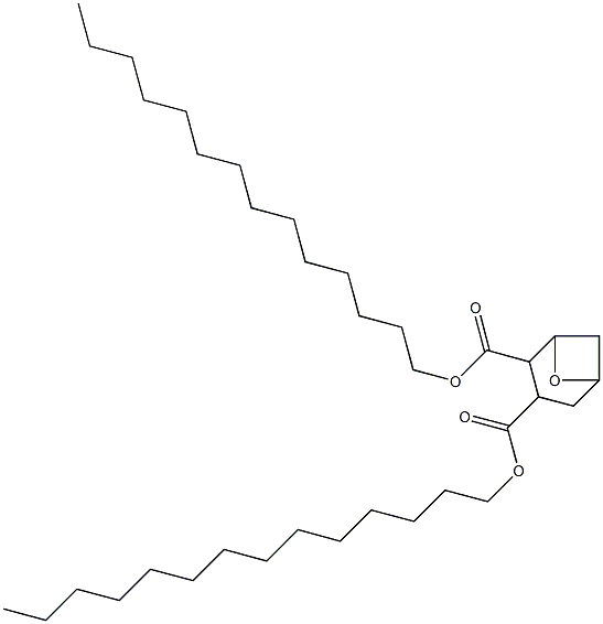 7-Oxabicyclo[3.1.1]heptane-2,3-dicarboxylic acid ditetradecyl ester Struktur