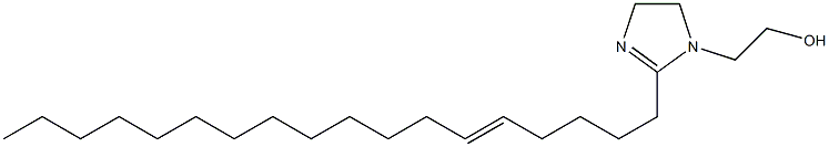 2-(5-Octadecenyl)-2-imidazoline-1-ethanol Struktur