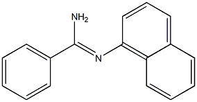 N2-(1-Naphtyl)benzamidine Struktur