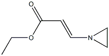 1-Aziridineacrylic acid ethyl ester Struktur