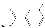 m-Iodobenzoic acid sodium salt Struktur