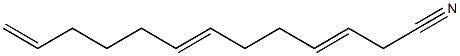 3,7,12-Tridecatrienenitrile Struktur