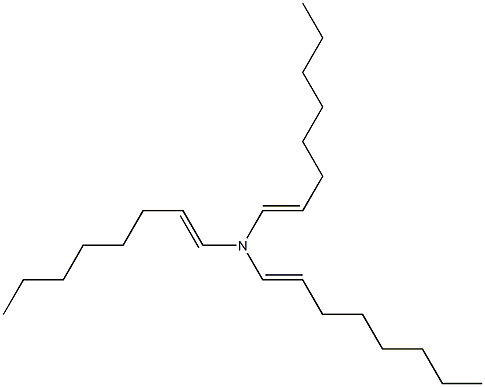 Tri(1-octenyl)amine Struktur