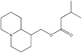 Octahydro-2H-quinolizine-1-methanol isovalerate Struktur