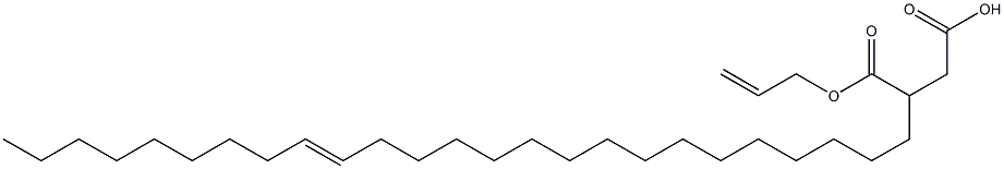 3-(16-Pentacosenyl)succinic acid 1-hydrogen 4-allyl ester Struktur