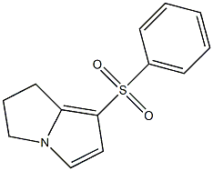 2,3-Dihydro-7-phenylsulfonyl-1H-pyrrolizine Struktur